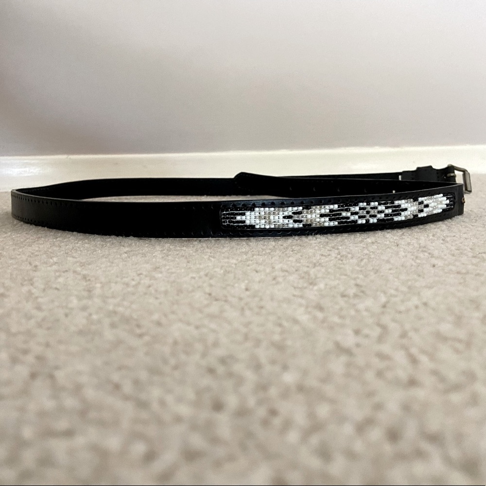Black belt with cute design